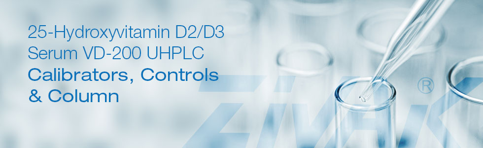 25-Hydroxyvitamin D2-D3 Serum VD-200 UHPLC Calibrators, Controls & Column